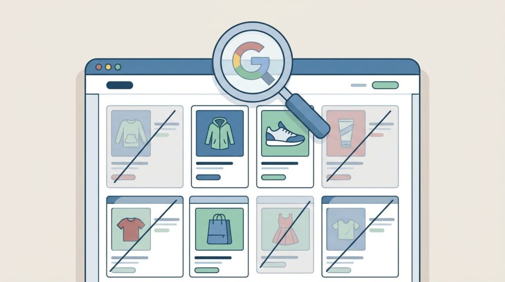 Noindex per ecommerce: quali pagine escludere da Google