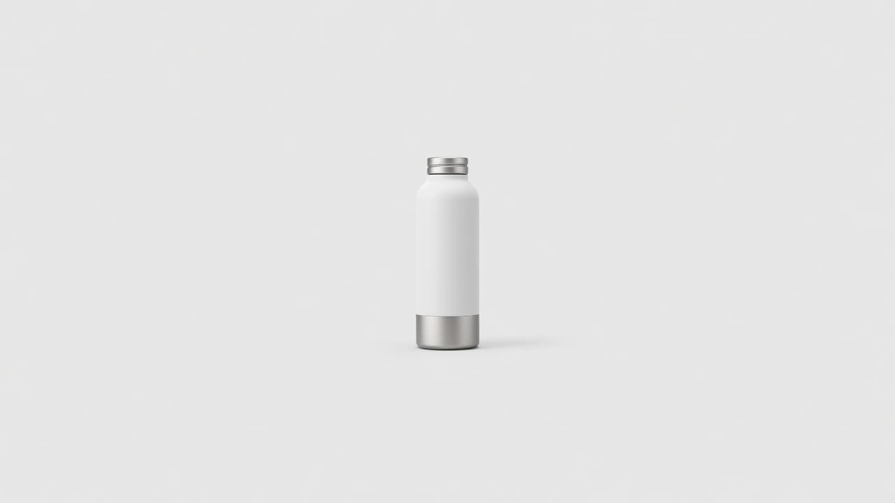 A single premium object rests in the center of a clean, brightly lit space. The minimalist composition emphasizes sleek geometric shapes and a soft, professional color palette for high-end retail.